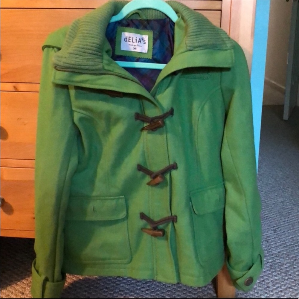 Delia's Green Peacoat